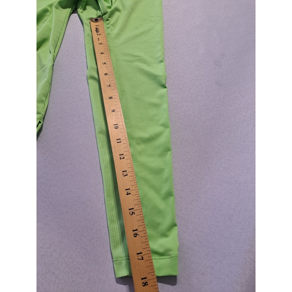 Peter Millar E4 Womens Lime Green 1/4 Zip Cactus Logo Golf Pullover Size M - Picture 7 of 7
